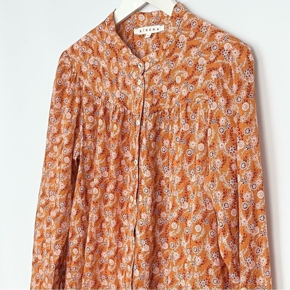 Xirena Jessie Cotton Button Down Shirt Small - Picture 3 of 11